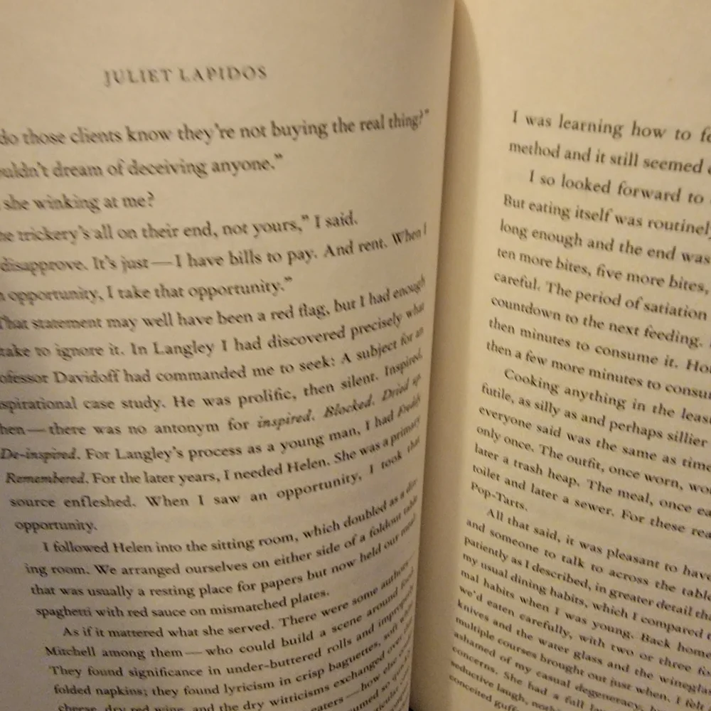 Talent A Novel by:‎ Juliet Lapidos